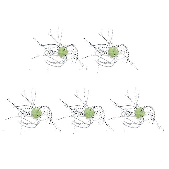 

5 шт. 11 см/4 г мягкие приманки в форме кубиков с юбкой, медленно тонущие цветные искусственные приманки из ПВХ для ловли пресноводных соленых окуней, сомов, лососей, рыболовные принадлежности