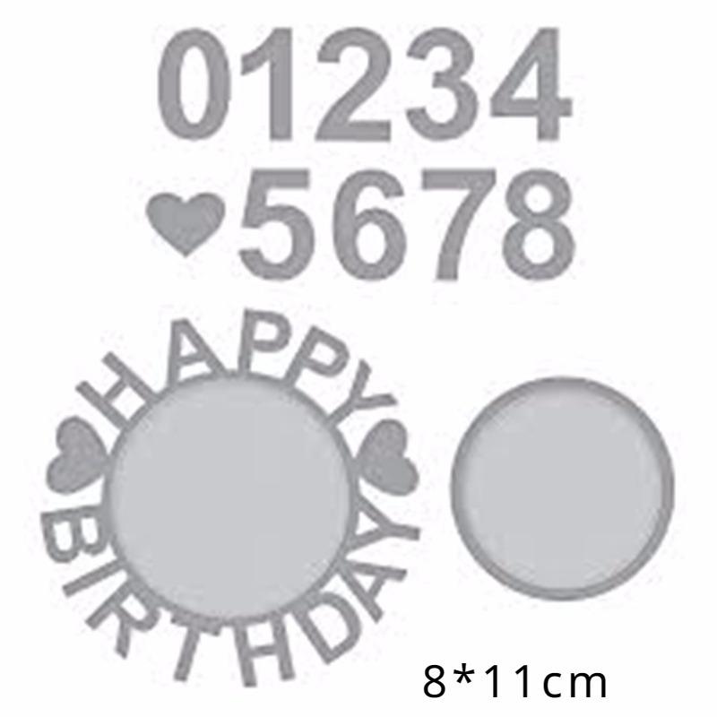 Circle Metal Cutting Die Stencils Scrapbook Photo Album Paper Card Decorative Craft Embossing