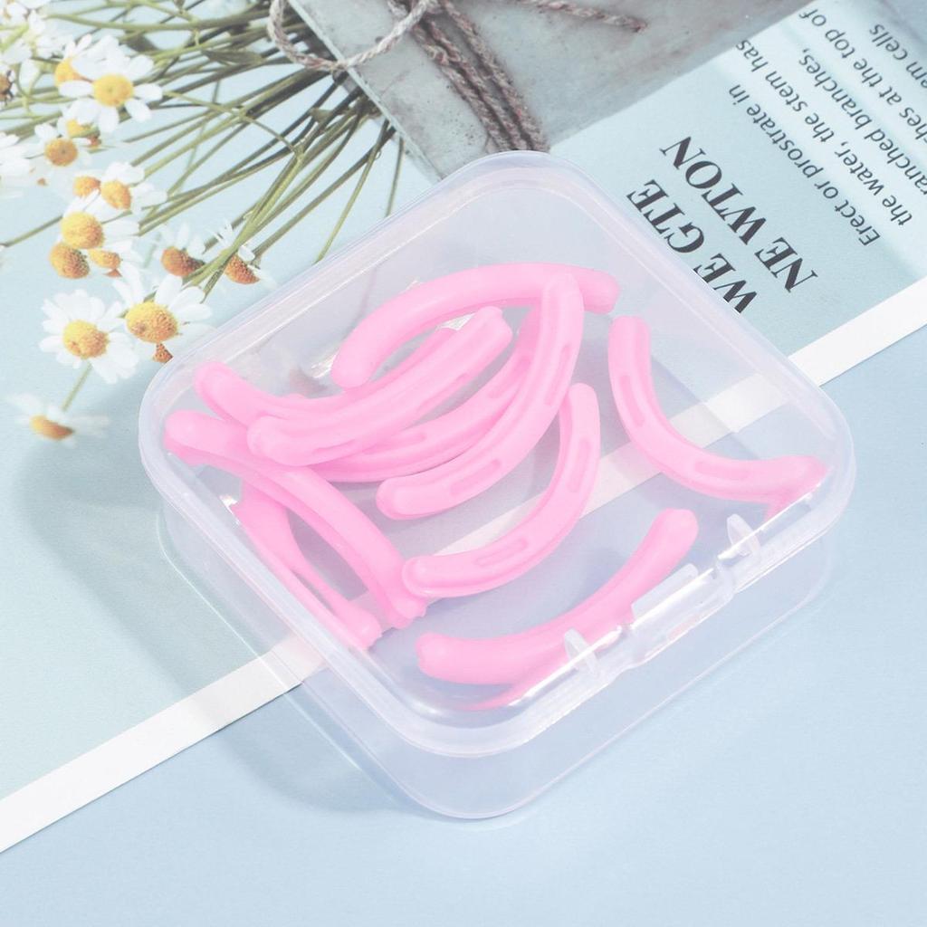 Multi-Color Durable Silicone Eyelash Curler Replacement Pads - High Elasticity and Long-Lasting