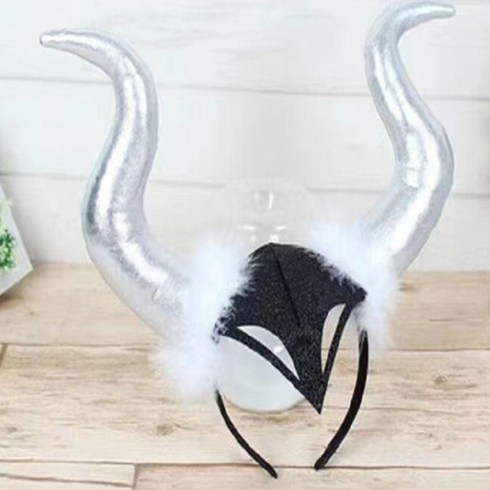 Witch Hair Accessories Halloween Headband Evil Magic Witch Headpiece  Halloween Party