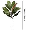 Faux Stems Artificial Magnolia Leaf Branches Real Touch Floral Art Fake Magnolia Plant Lifelike Handmade Simulated Green Plants