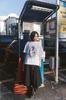 [Yushin Rengetsu Co., Ltd.] STEINS;GATE Makise Kurisu Ink Painting Style White Monochrome T-Shirt (JP, Alphabet, XL)