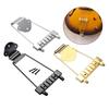 High Performance Guitar Trapeze Tailpiece Bridge Durable Zinc Alloy for Jazz Archtop Guitar Setup and Repair
