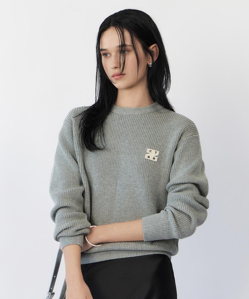 CITYBREEZE Logo Wappen Hacci Knit_7 Colors (C Type)