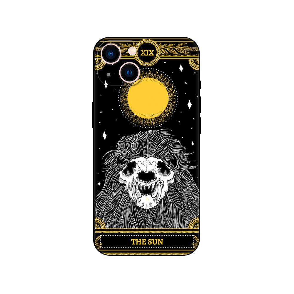 Death Tarot phone case for iphone 5 5s 2020se 6 6s 7 8 plus x 10 XR XS 11 12 13 mini pro MAX black tpu back cover