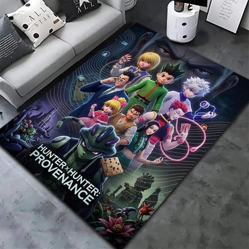 Hunter X Hunter Teppich Teppich für Wohnzimmer Schlafzimmer Zuhause Sofa Dekoration Kinder Spielen Rutschfeste Bodenmatte