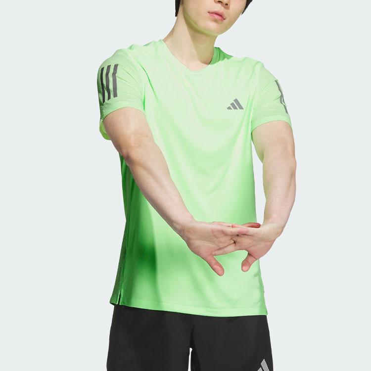 New Adidas T Shirt Men's Light Green JF1474