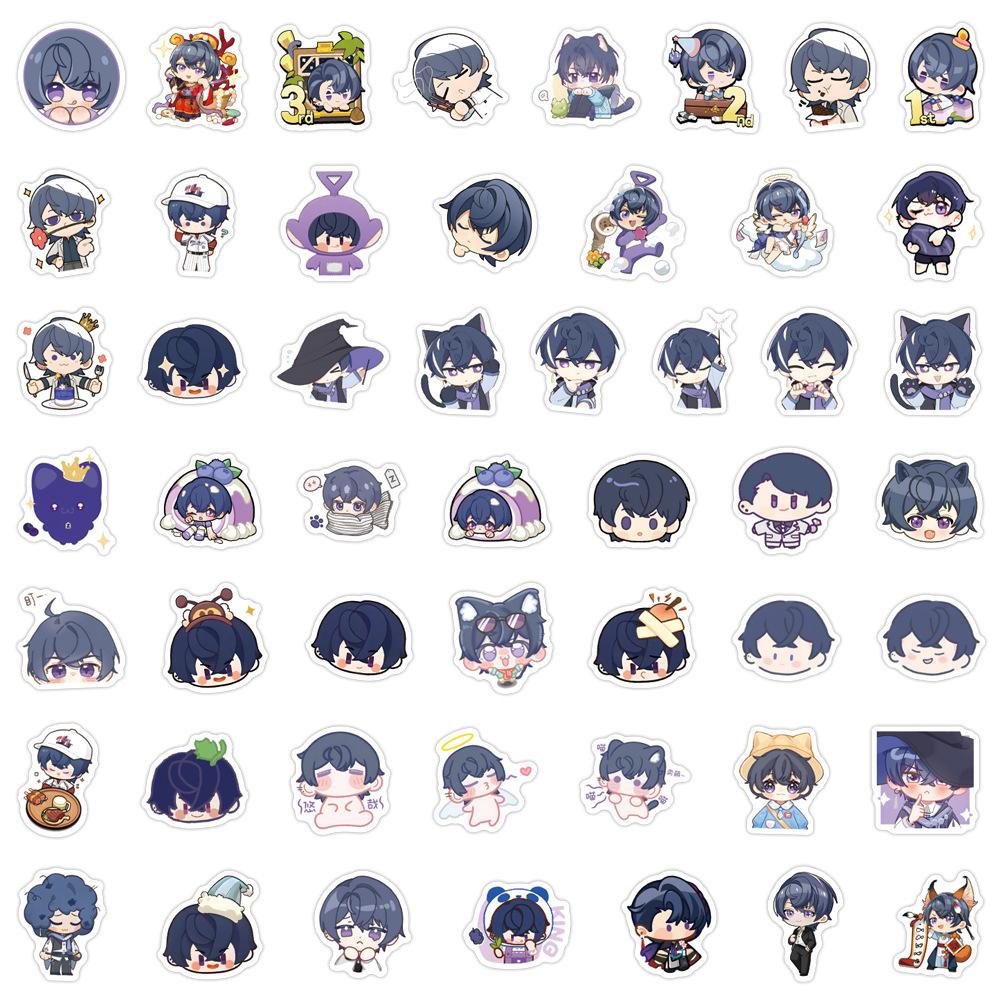 103 New Styles of Lu Jing and Celebrity Graffiti Stickers Decorate Refrigerator Skateboard Water Cup Personalized Stickers