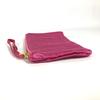 MIUMIU logo Pouch with bag strap Clutch bag Rayon / silk pink