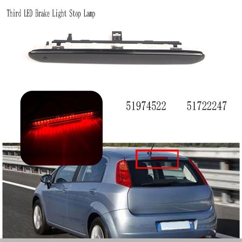 Third LED Brake Light Stop Lamp For Fiat Abarth Evo Punto Grande Punto 2012- 51974522 51722247
