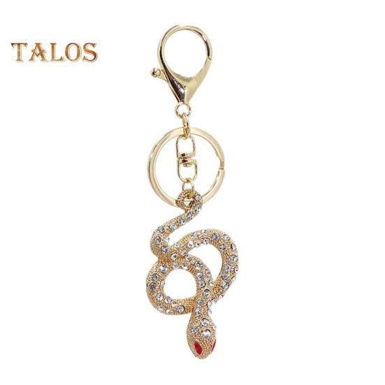 

Брелок Блискучі стрази Брелок у формі змії Декоративний автомобільний тримач для ключів Сумка Багаж Брелок Аксесуари золотистий