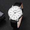 3pcs/set Men's Watch Set Classic Trendy Digital Scale Dial Student Party Fashion Leisure Quartz Watch Combination Set No Box