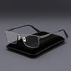 High Quality Metal Frame Reading Glasses Men Business Anti Blue Light Eyewear Classic Square Hyperopic Eyeglasses Diopter +2.25