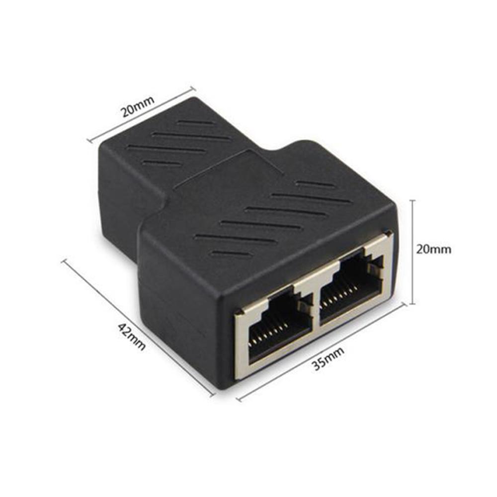Network Cable Docking Plug Extender Female Coupler RJ45 Splitter Adapters Network Connector