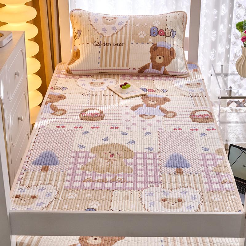 (Student Season) Small Fresh Printed Cotton Bed Cover Student Bed Cover