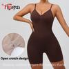 Flarixa Seamless Bodysuit Shapewear Tummy Control With Low Back Body Shaper Butt Lifter Camisole Lingerie Corset Underwear