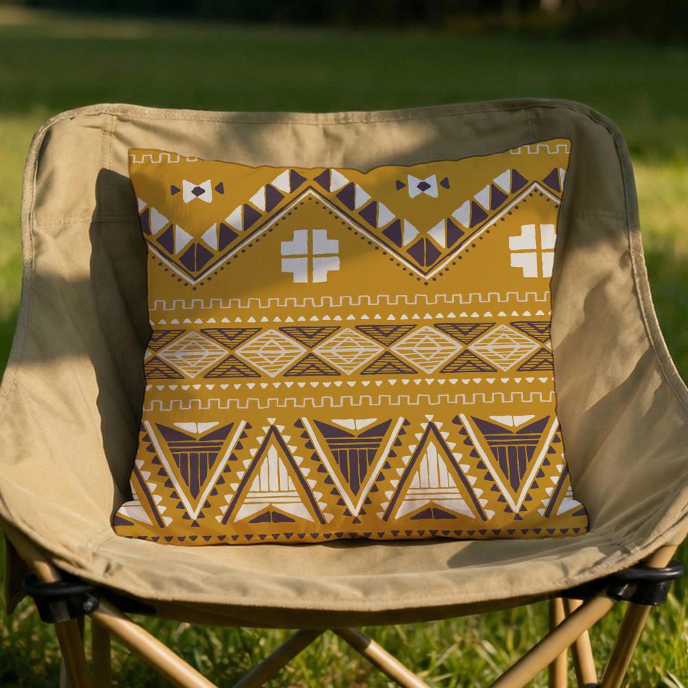 Bohemian Style Cushion Cover Soft Reversible Durable Pillow Cover MultiScene Use for Home Car Daily Comfort