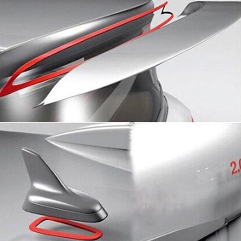 1CM*3M Rotes Transparentes Silikon Doppelseitiges Klebeband Aufkleber für Auto Hochfest Keine Spuren Klebstoff