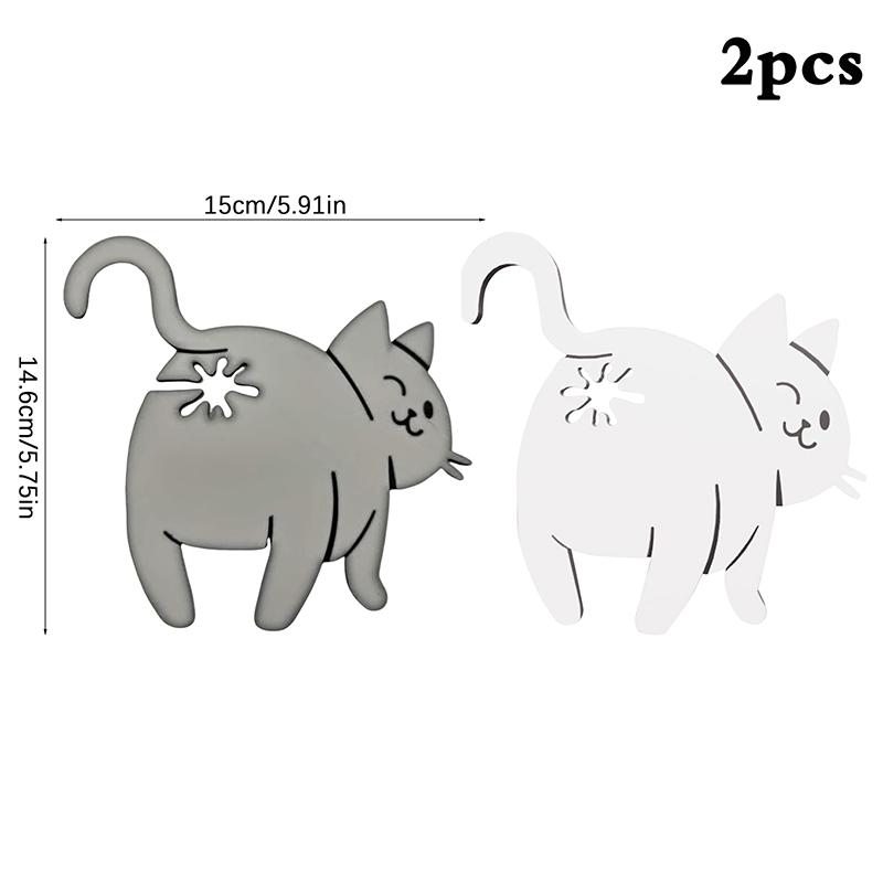 Funny Cat Butt Bread Clip 3D Printed Bag Clip Bag Holder Novelty Kitchen Gadget For Cat Lovers Food Storage Home Decor 1/2/3Pcs