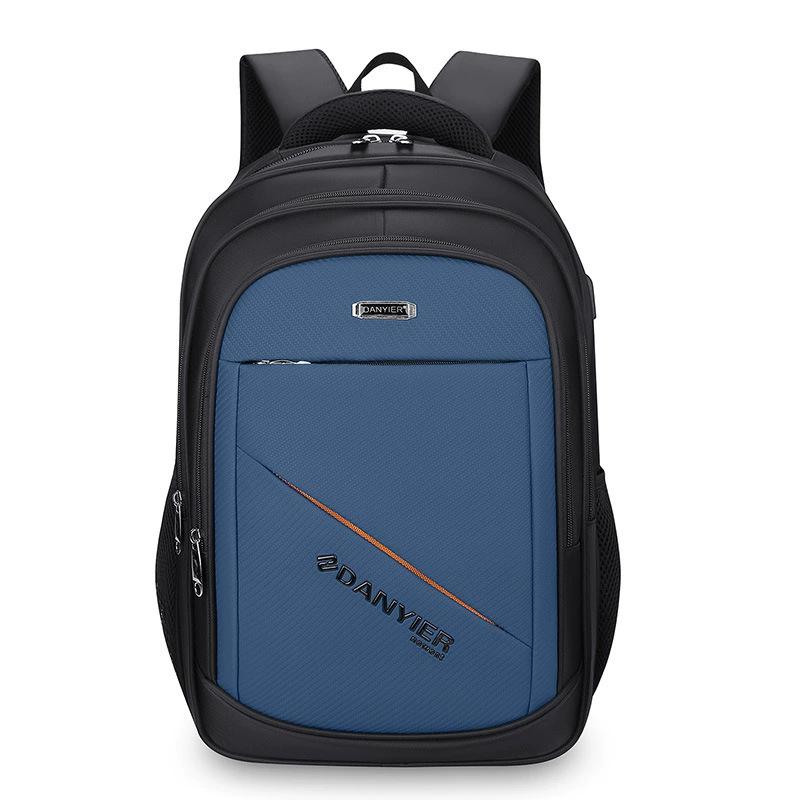 USB Charging Backpacks for Men, High School and Junior High School Students, Large-capacity Casual Computer Backpacks for College Students