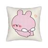 Asamimichaan Asleep Cartoon Square Pillow Cases Kawaii Asamimi Cushion Cover Decor Throw Pillow Case Cover for Sofa cm