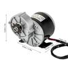 Moteur Électrique 250W 12V à Réduction par Engrenages Moteur CC à Balais Moteur à Balais MY1016Z pour Scooters & Vélos Électriques