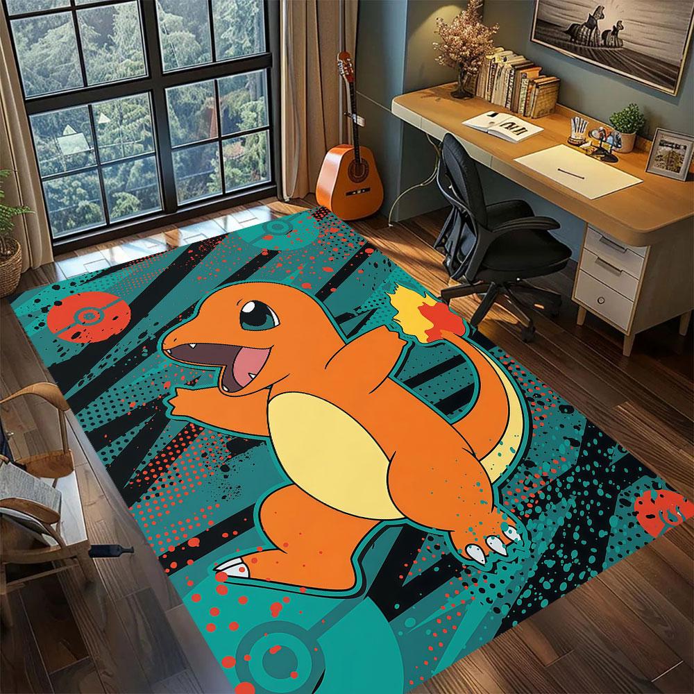 

PokeMon anime character Carpet for Living Room Bedroom Home Decor Cool Movie Mat Play Floor Mat 60x90cm