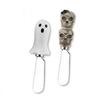 Cheese Spreader Knives 4 Pieces Halloween Pastry Knives Ergonomic Pumpkin Cat Ghost Skull Spreader For Toast Sandwich Jam Cream