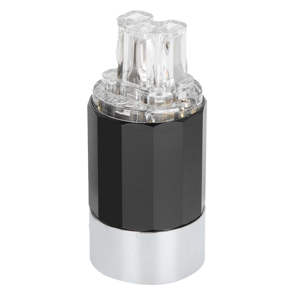 Monosaudio Pure Copper RhodiumPlated Power Plug HIFI Audio Connector Power Plug 100250V(F109R (Female) )
