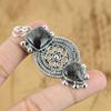 Natural Black Rutile Gemstone Pendant 925 Sterling Silver Jewelry For Women