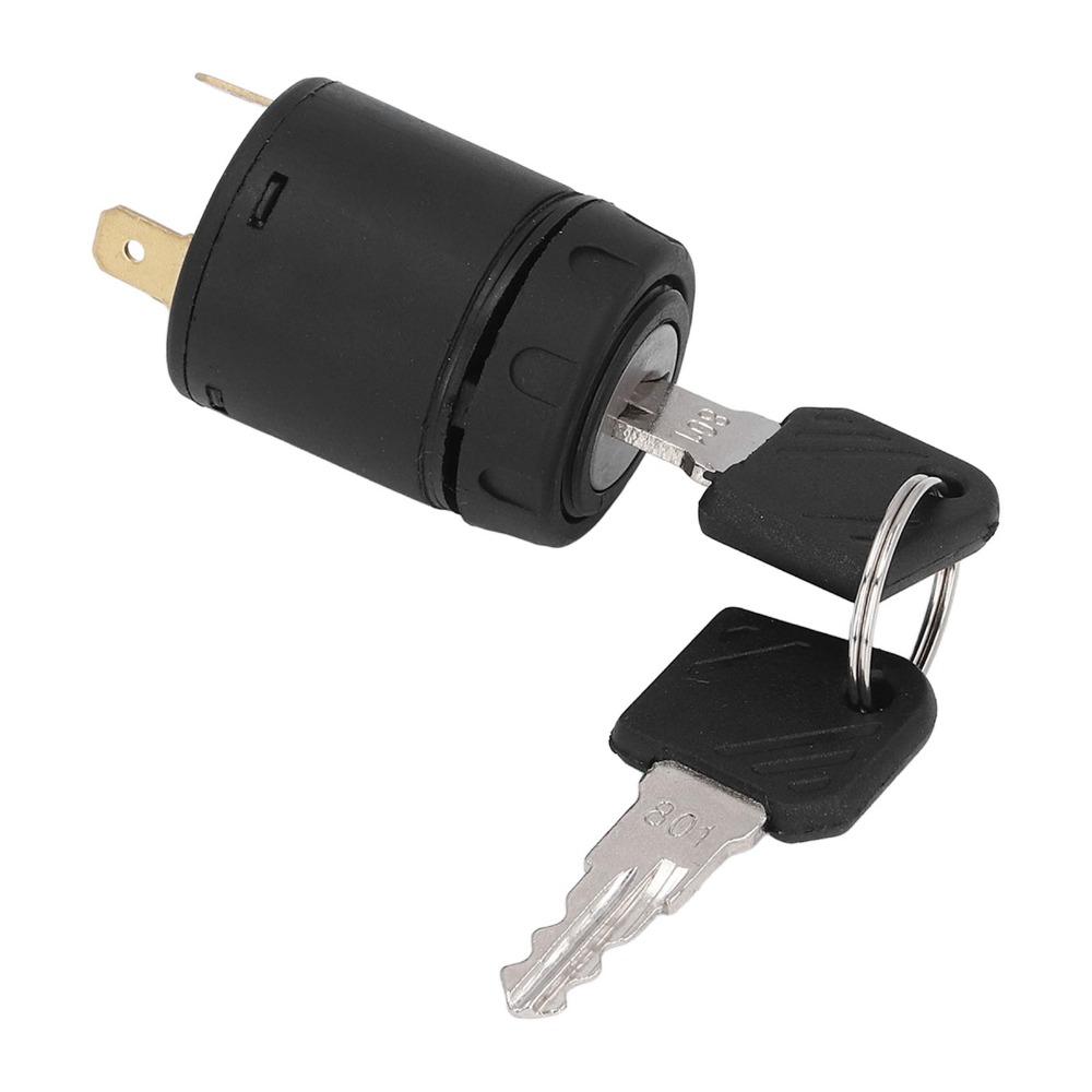Plastic Material Forklift Ignition Switch with 2 Keys Key Switch Industrial Mining