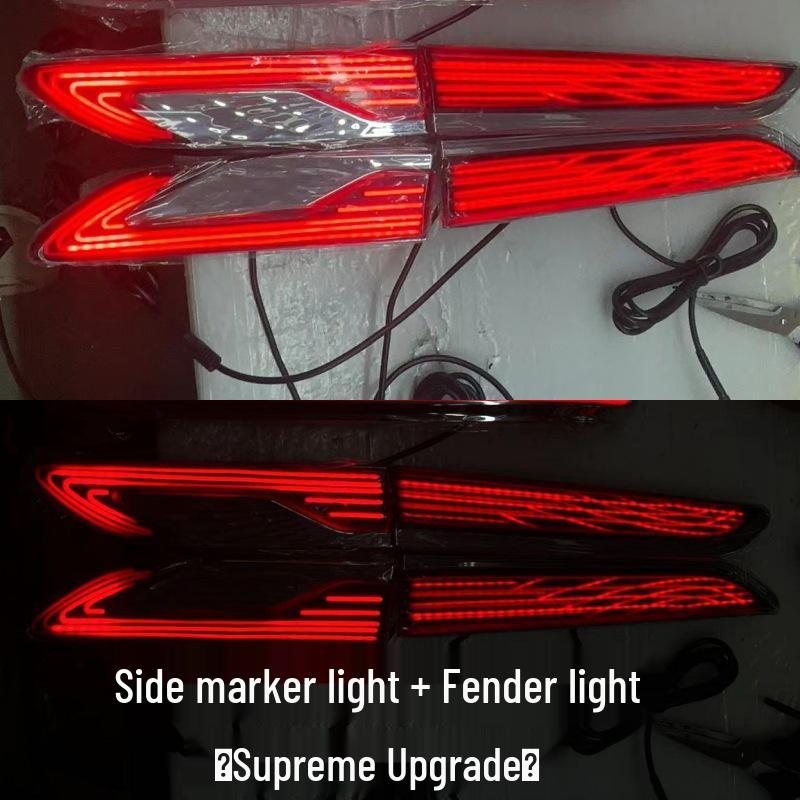Hongqi HS3 PHEV Model 23-25 U-Shaped Light Dragon Whisker Luminous Car Logo Streamer Fender Light.