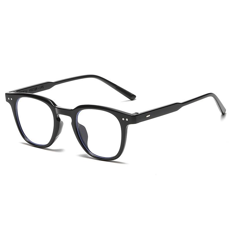 Japanese & Korean Retro Prescription Eyeglass Frames for Men & Women - Trendy Literary Style with Plain or Custom Lenses
