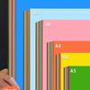 A4 Colored Cardstock: Handmade, Durable, Ideal for Children's Art, Drawing, and Kindergarten Projects; Includes A3, 4K, and 8K Sizes