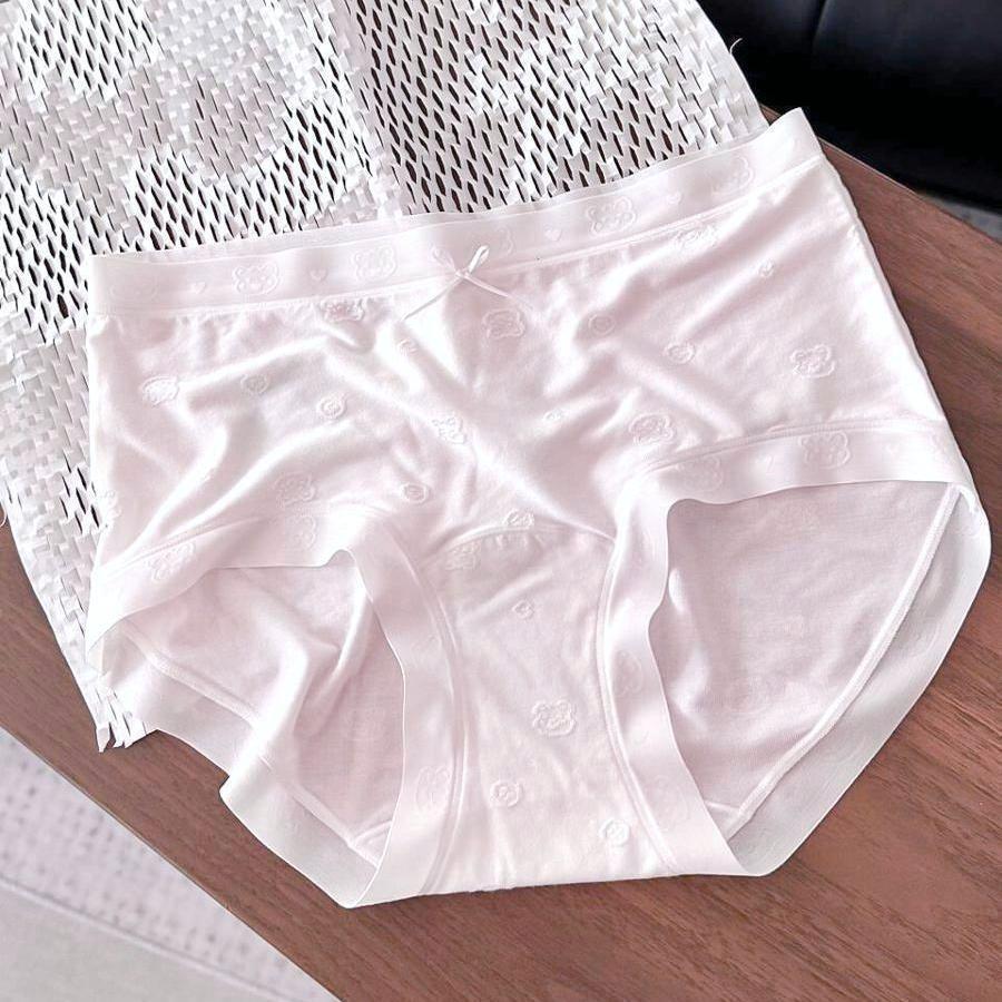 9287 Soft Zero-Touch Seamless Jacquard Modal Panties - Class A 10A With Extended Bottom