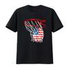American Patriotic Basketball 4th Of July Usa Flag Unisex Boys T Shirt Vintage Slightly Stylish Top For Everyday Wear