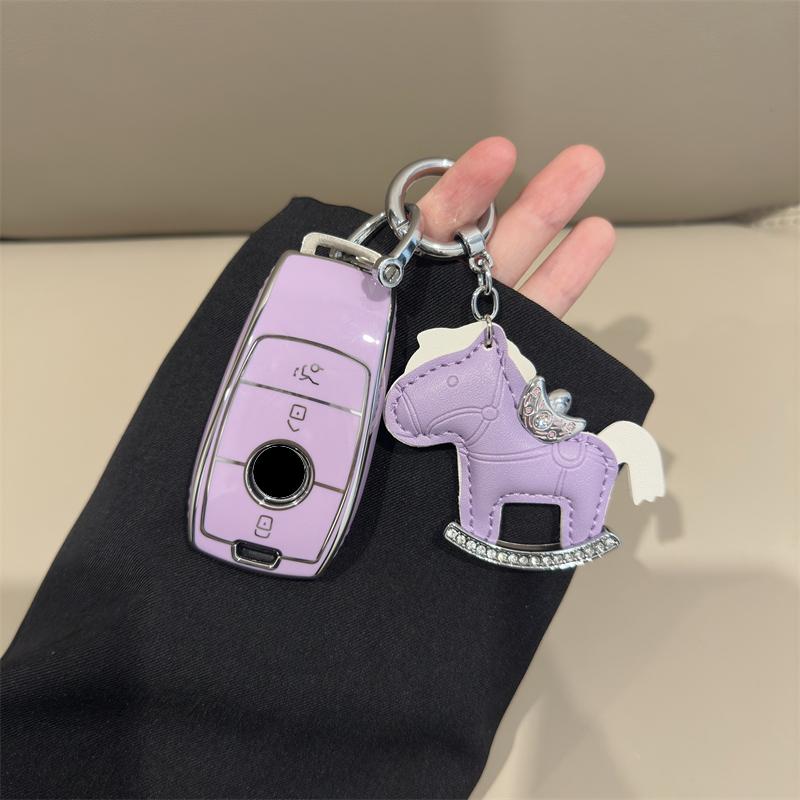 TPU Car Key Case Cover Shell Fob For Mercedes Benz A C E S G Class GLC CLE GL CLA GLB GLS W177 W205 W212 W213 W463 W222 X167 AMG