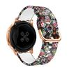 20mm Pattern Printing Silicone Watch Strap for Samsung Galaxy Watch Active,Pin Buckle Watch Wrist Band