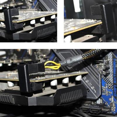 8Pin Female Power Gpu Power 180 Degree Angled Graphics Video Card To 8 Pin Male Steering Connector Adapter For Desktops