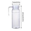 Water Pitcher Water Container Lemonade Pitcher Shatter-Proof Drink Beverage Fridge Jug For Juice Iced Tea Milk