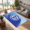 Tappeto Morbido Area Rug con Motivo Calcio Portsmouth FC Antiscivolo Tappeto per Pavimento Interno Tappetino Decorazione Sportiva per Camera da Letto