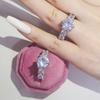 Luxury Vintage Retro 925 Silver Designer Engagement Ring for Women Party Lady Gift Finger Jewelry