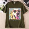 Koszulka Moja Era Golden Retrievera Lata 70 Złoty Pies Mama Koszulka Retro Tata Mama Koszulka Unisex Krótki Rękaw Okrągły Dekolt Koszulki