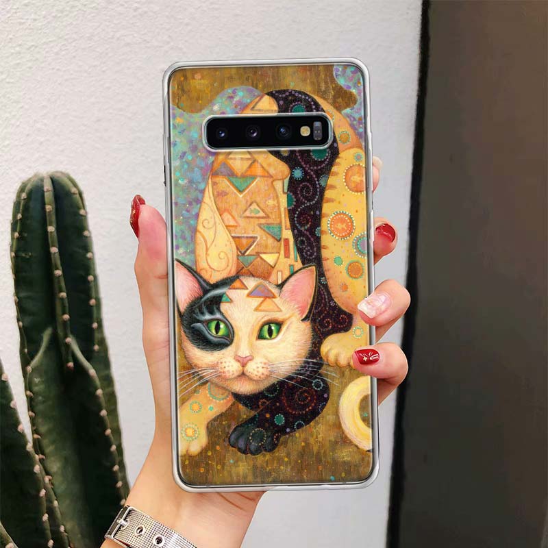

Kiss by Gustav Klimt Desig For Samsung Galaxy Note 20 Ultra 20 10 Pro 9 8 Phone Case S10E S10 Plus S9 S8 + S7 Edge M21 M32 Cove Samsung S10E