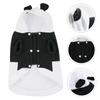 1Pcs Pet Costume Autumn Winter Dog Clothes Easy Clean Soft Pet Clothes Panda Shaped Costume