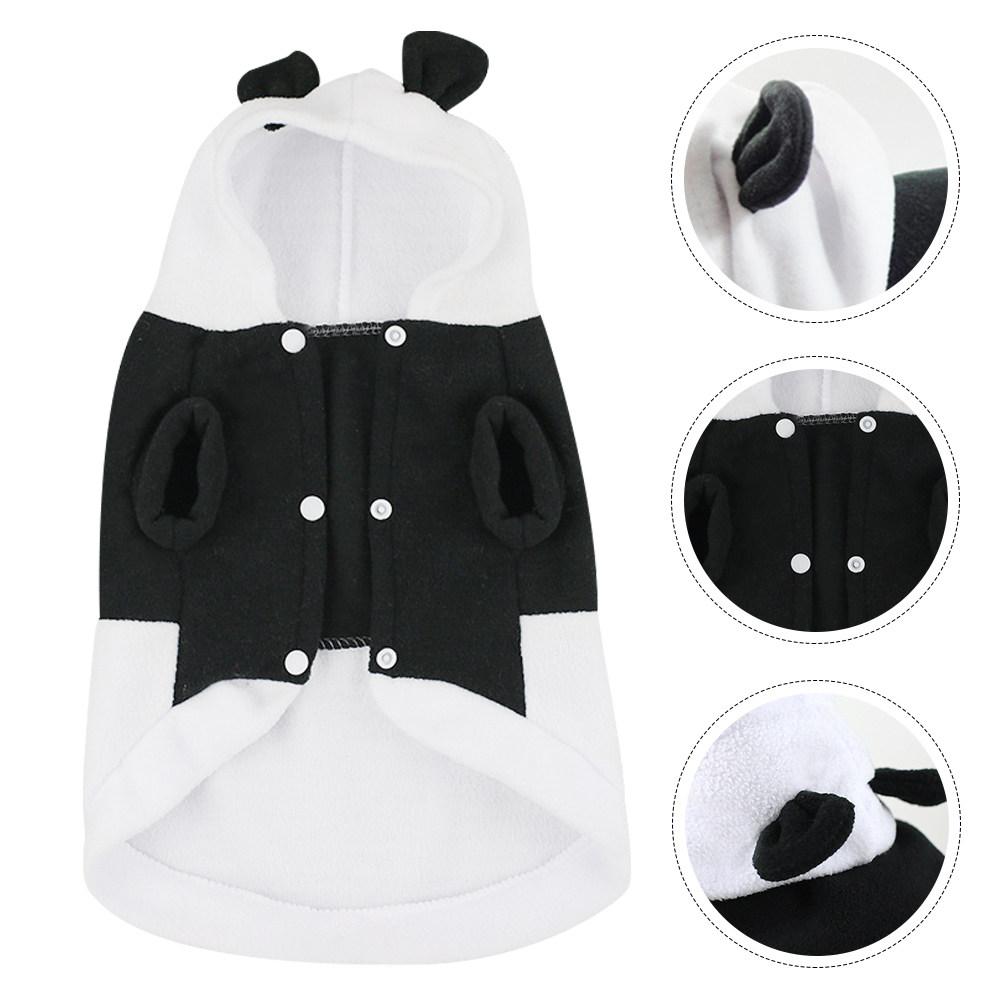 1Pcs Pet Costume Autumn Winter Dog Clothes Easy Clean Soft Pet Clothes Panda Shaped Costume