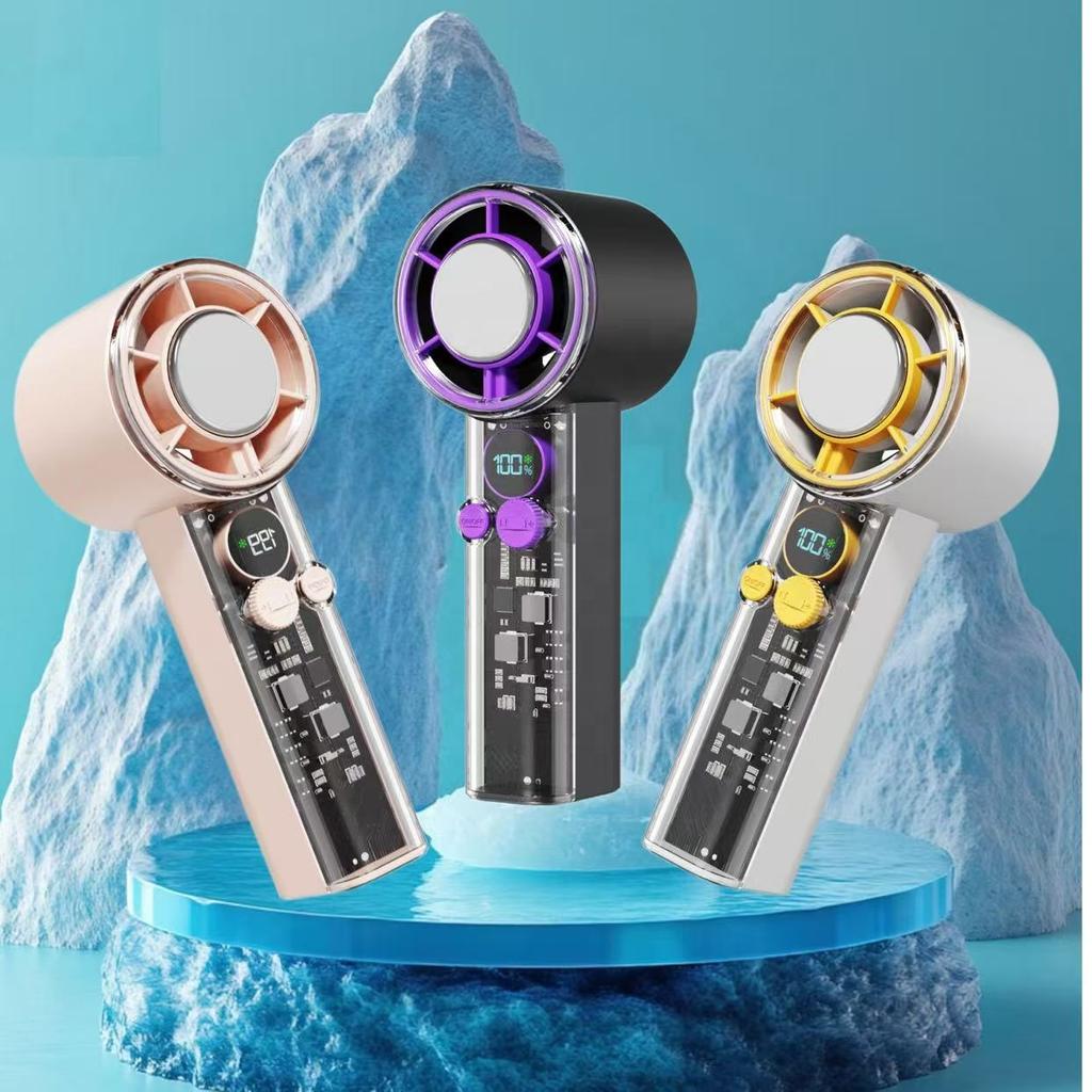 Factory Price 199 High Speed Mini for Cooler LED Display Transparent Rechargeable USB Portable Outdoor Handheld English