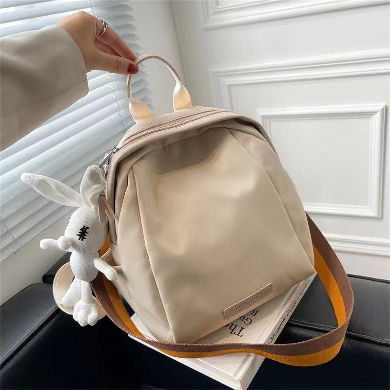 Mammaveske Ryggsekk Reise Liten Ryggsekk Ensfarvet Skulderveske Messenger Bag