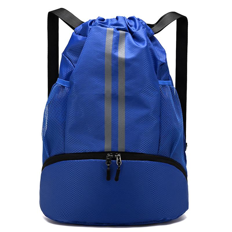 

Sports Backpack for Men and Women Fitness Training Drawstring Backpack Large Capacity Backpack Storage Bag королівський синій колір