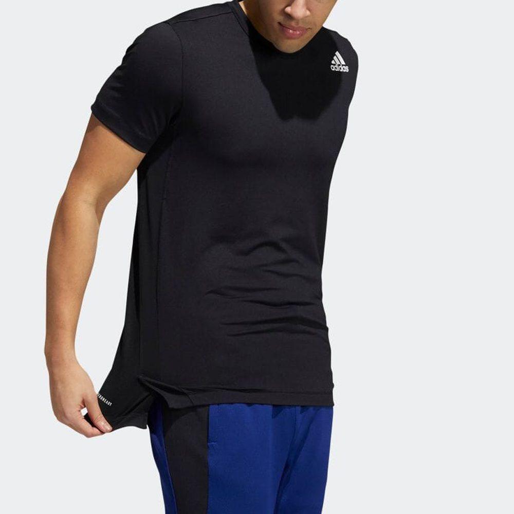 Adidas T Shirts Men's Black Crew Neck Moderate Straight Fit GU6388